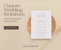 Utah Announcements - Custom Wedding Invitations image 4